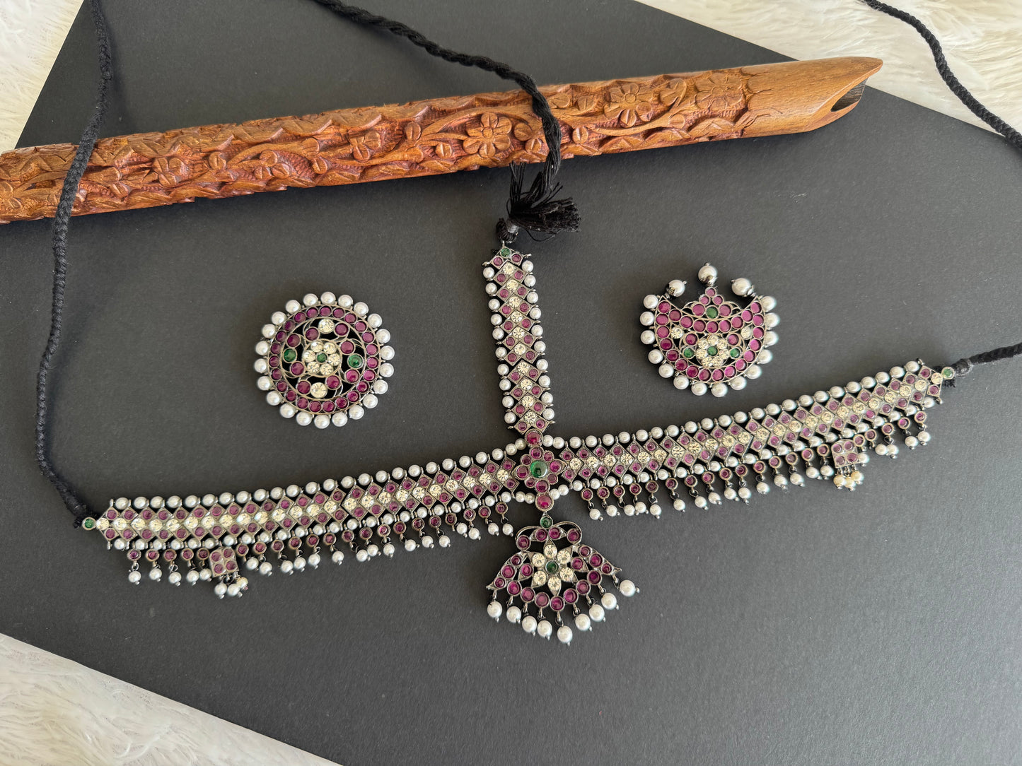 Black finish precious kemp pearl head set/tikka dj-52275