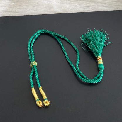 Handmade green silk thread adjustable dori dj-54783