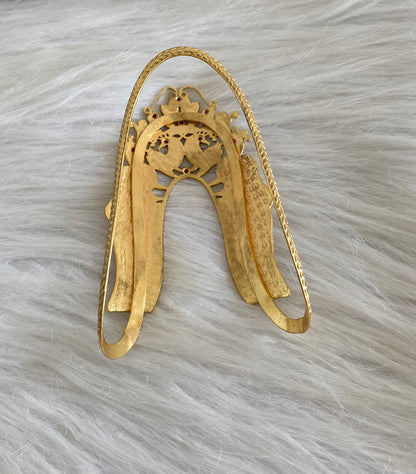 Antique gold tone kemp stone peacock vanki/bajuband dj-54476