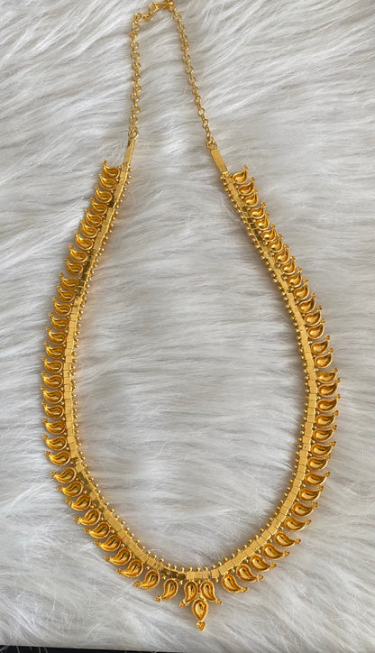 Gold tone pink stone mango haar dj-49386