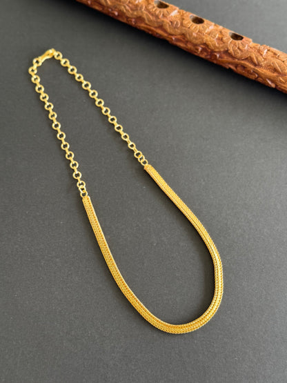 Gold tone 10.5 inches short chain dj-51456