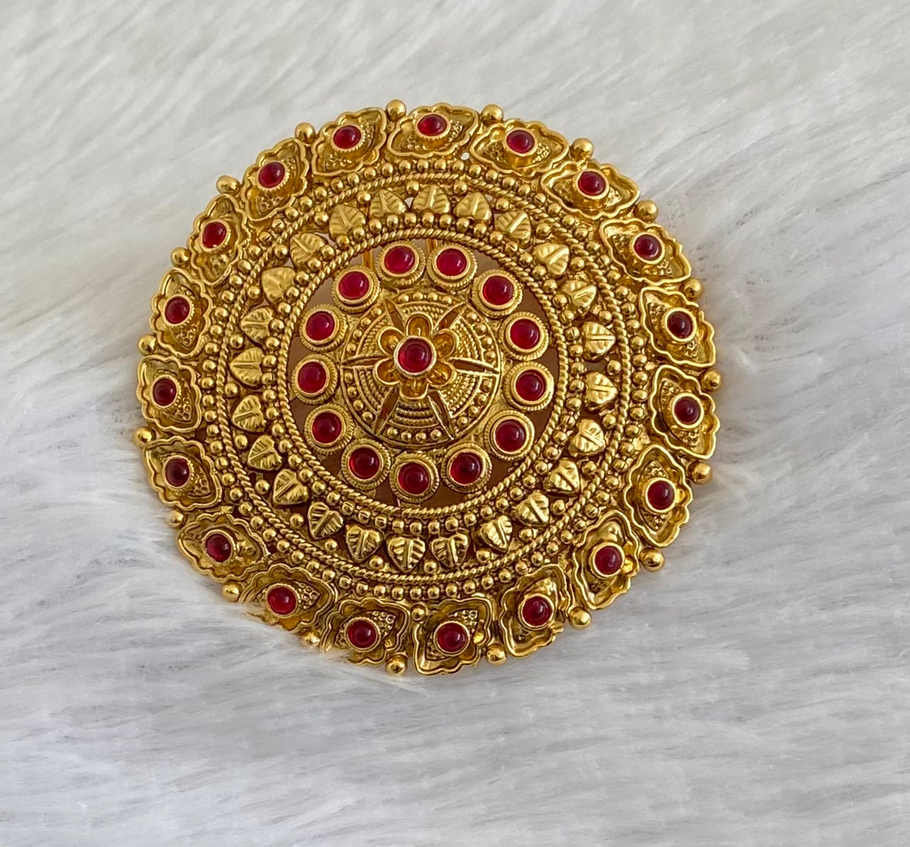 Antique gold tone kemp round hair jewel(rakodi)dj-53626