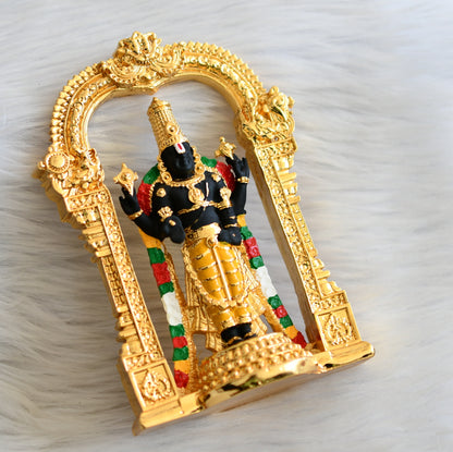 Gold tone sri balaji idol/vigraham dj-45360