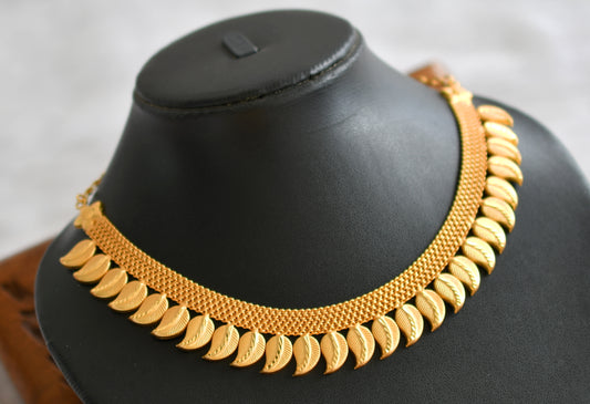 Gold tone mango designer necklace dj-35547