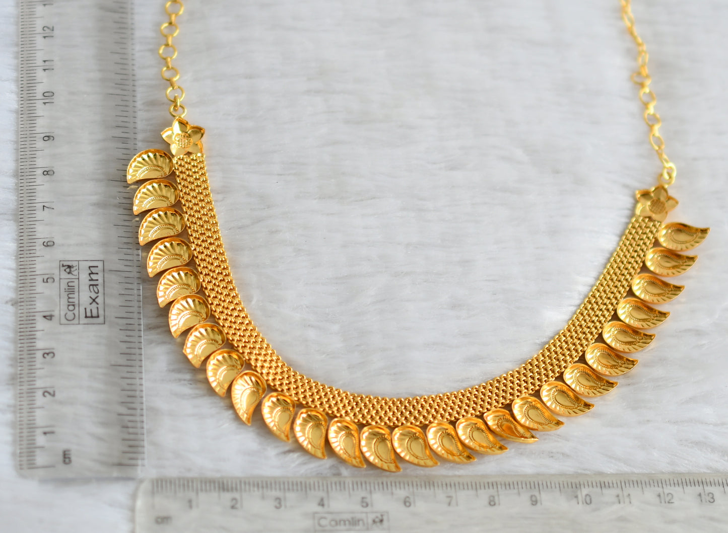 Gold tone mango designer necklace dj-35499