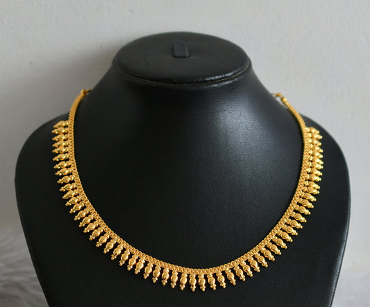 Gold tone Kerala style Necklace dj-40285