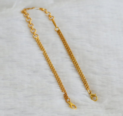 Antique gold tone necklace back chain dj-50820