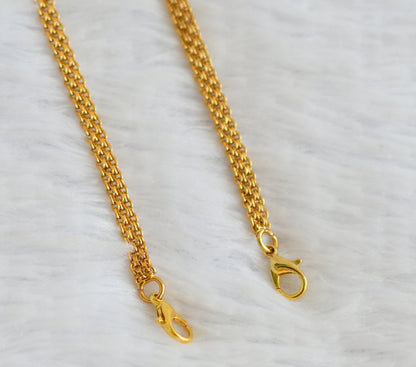 Antique gold tone necklace back chain dj-50820