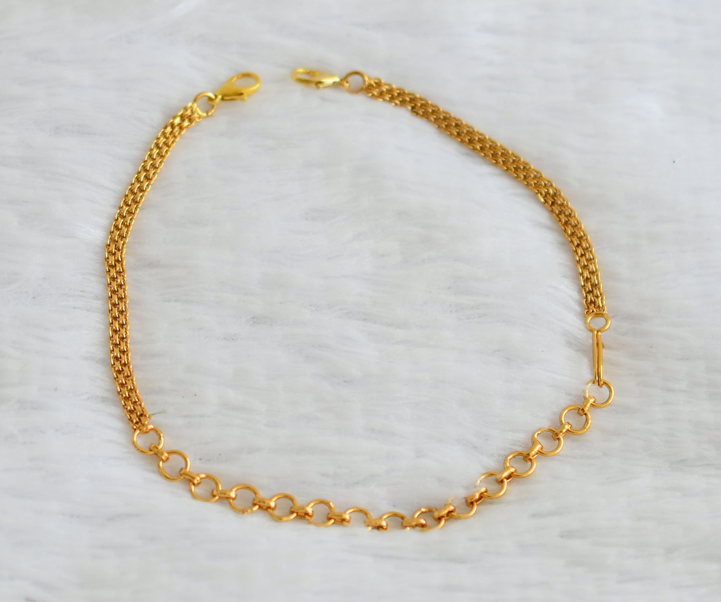Antique gold tone necklace back chain dj-50820