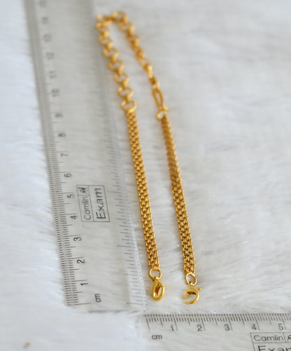 Antique gold tone necklace back chain dj-50820
