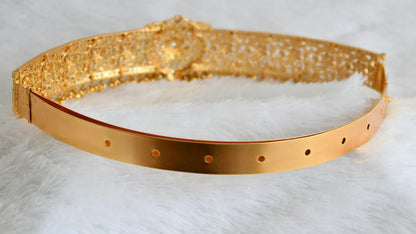 Matte finish white flower waist band dj-50858