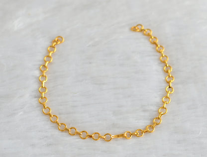 Gold tone back chain dj-37092