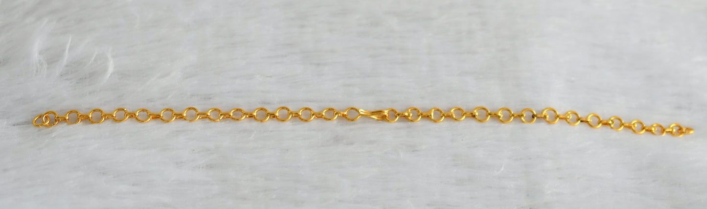 Gold tone back chain dj-37092