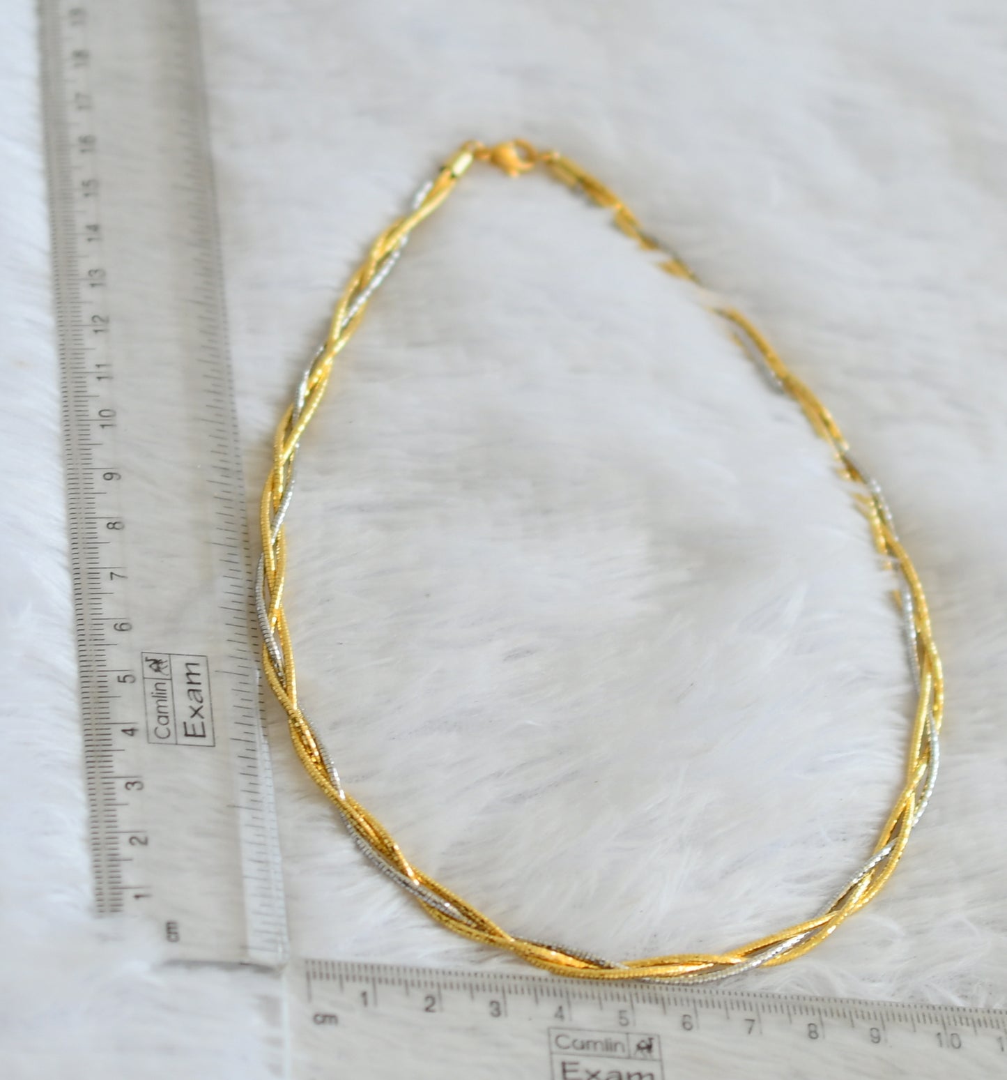 Two tone GJ twisted kanti chain dj-50887