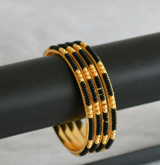 Gold tone karimani set of 4 bangles(2.6) dj-50970