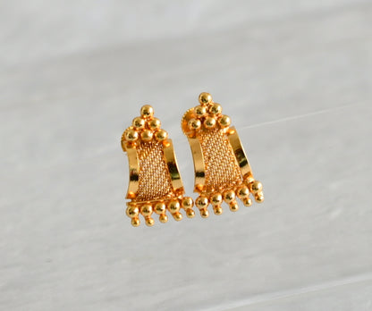 Gold tone earrings dj-47179