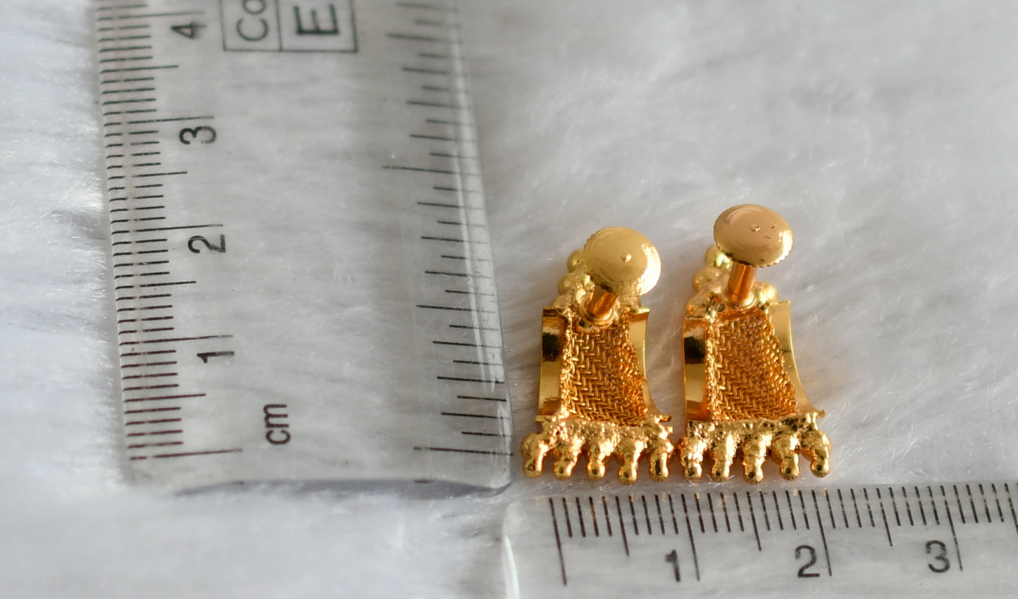 Gold tone earrings dj-47179