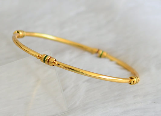 Gold tone kerala style bangles(2.6) dj-47308