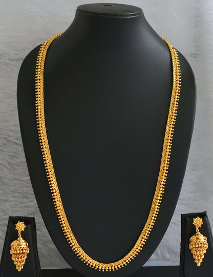 Gold tone kerala style haar set dj-44458