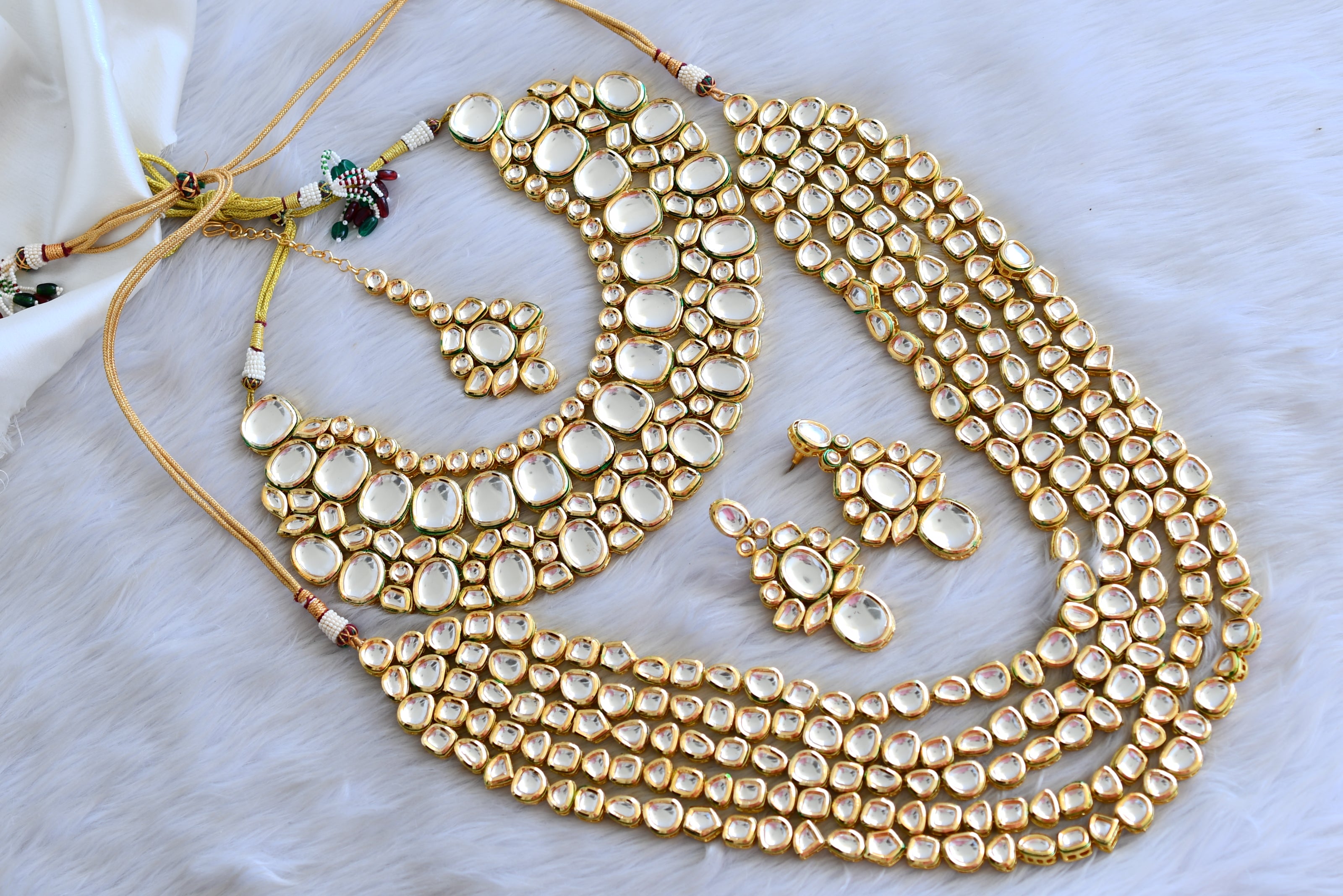 Heavy bridal online kundan jewellery