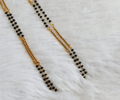 Antique matte finish mangalsutra chain dj-47595