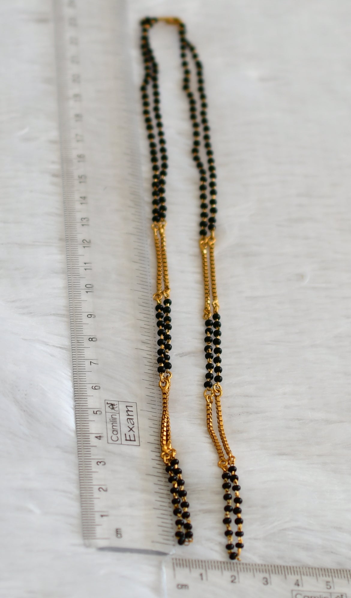 Antique matte finish mangalsutra chain dj-47595