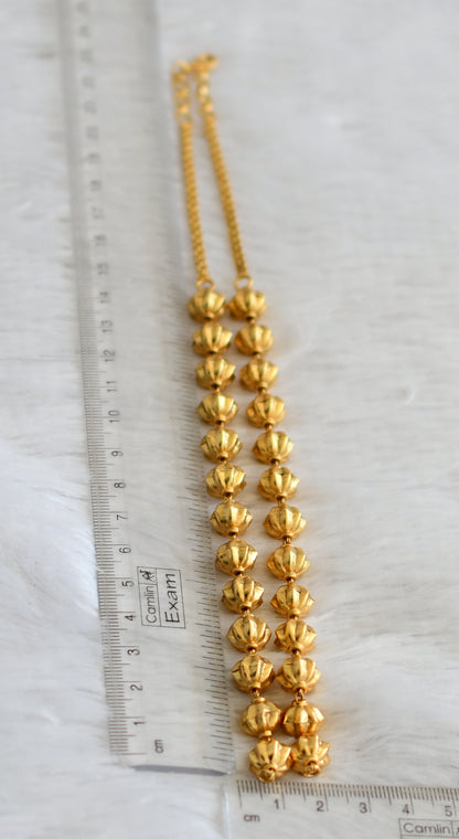 Matte finish beaded chain for pendant dj-47591
