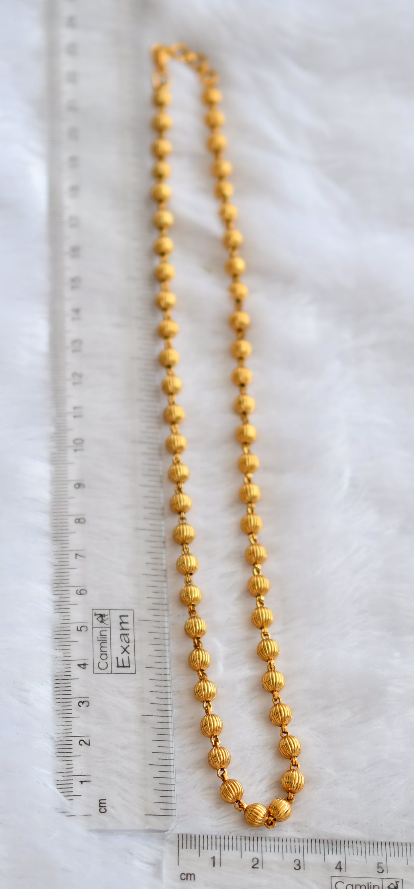 Antique gold tone 18 inches ball chain dj-46102