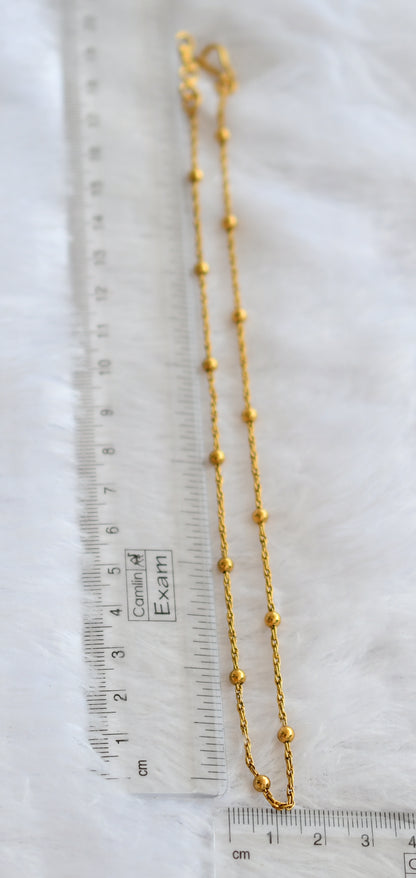 Antique gold tone 18 inches ball chain dj-46101