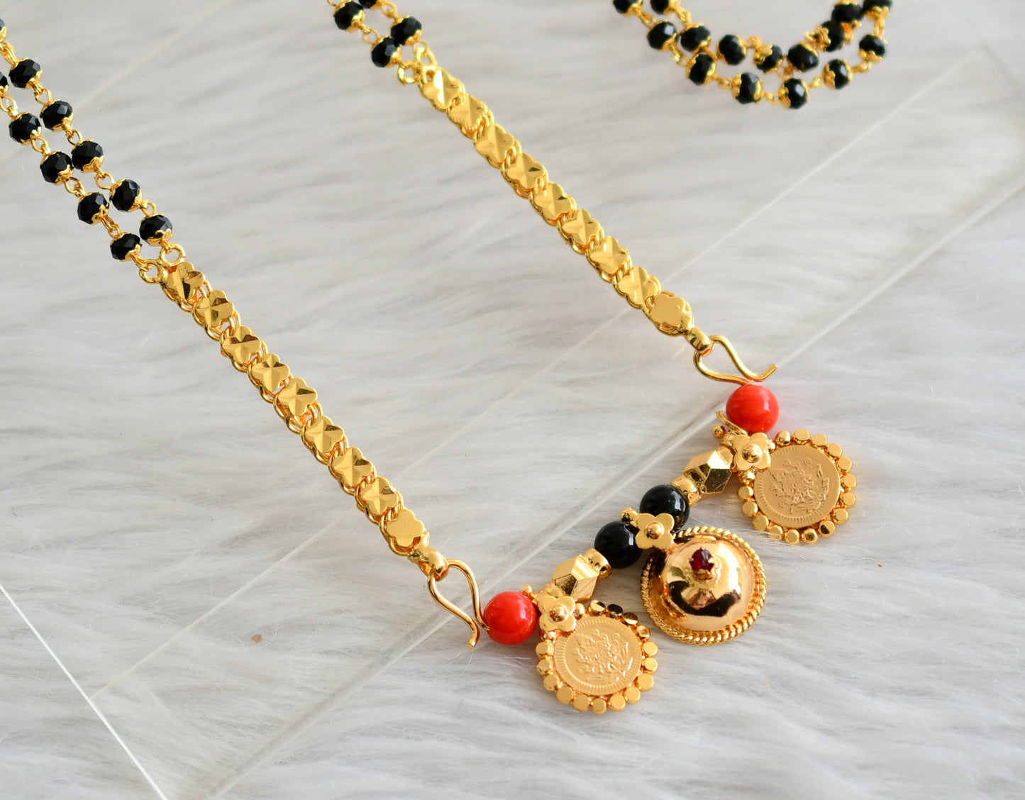 Karimani mangalya chain designs Clearance