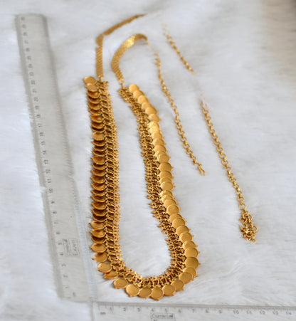 Matte finish swan coin hip/waist chain dj-49843