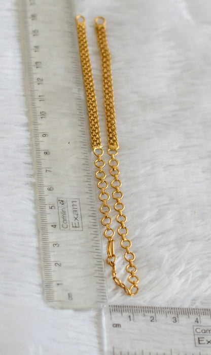 Matte finish necklace back chain dj-38849