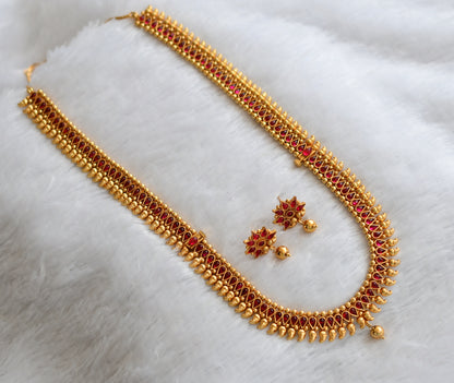 Antique gold tone 2 in 1 Kemp Mango Haar Set - DJ16851