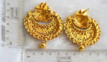 Antique kemp bali lakshmi earrings dj-04325