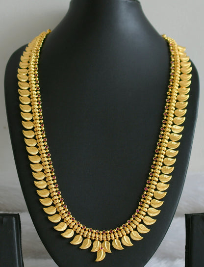 Gold look alike ad pink stone mango haar dj-48320