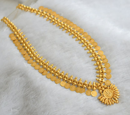 Gold tone Lakshmi coin Kerala style haar dj-35026