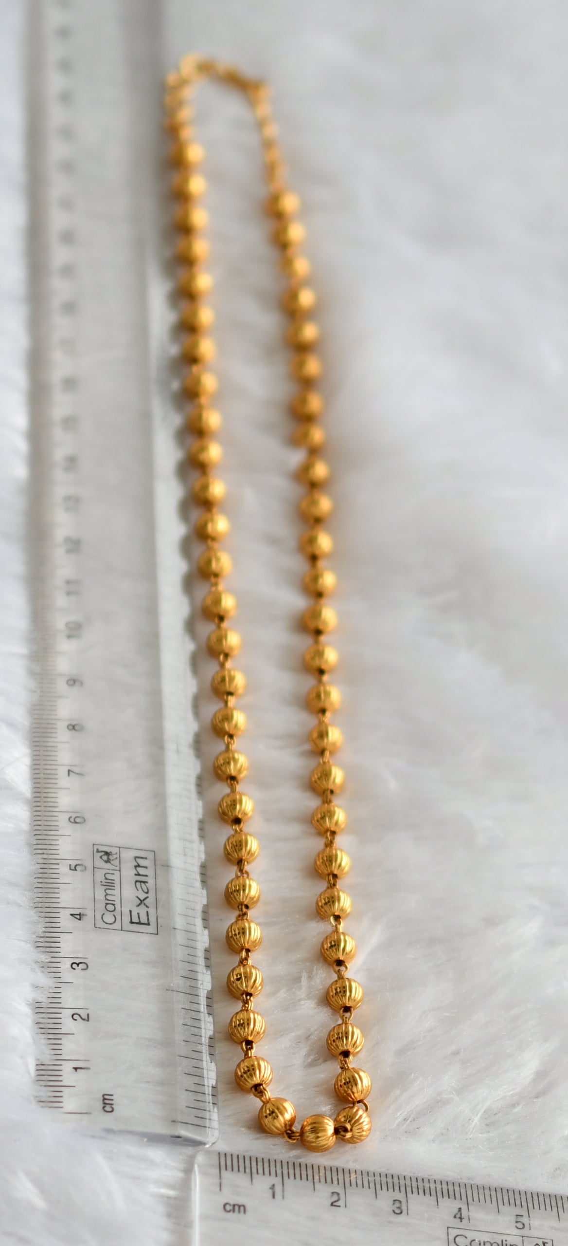 Gold tone 18 inches ball chain dj-46792