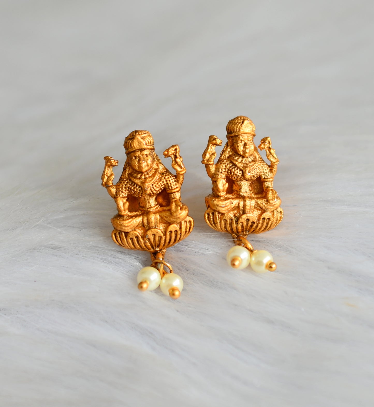 Matte finish Lakshmi earrings dj-42239