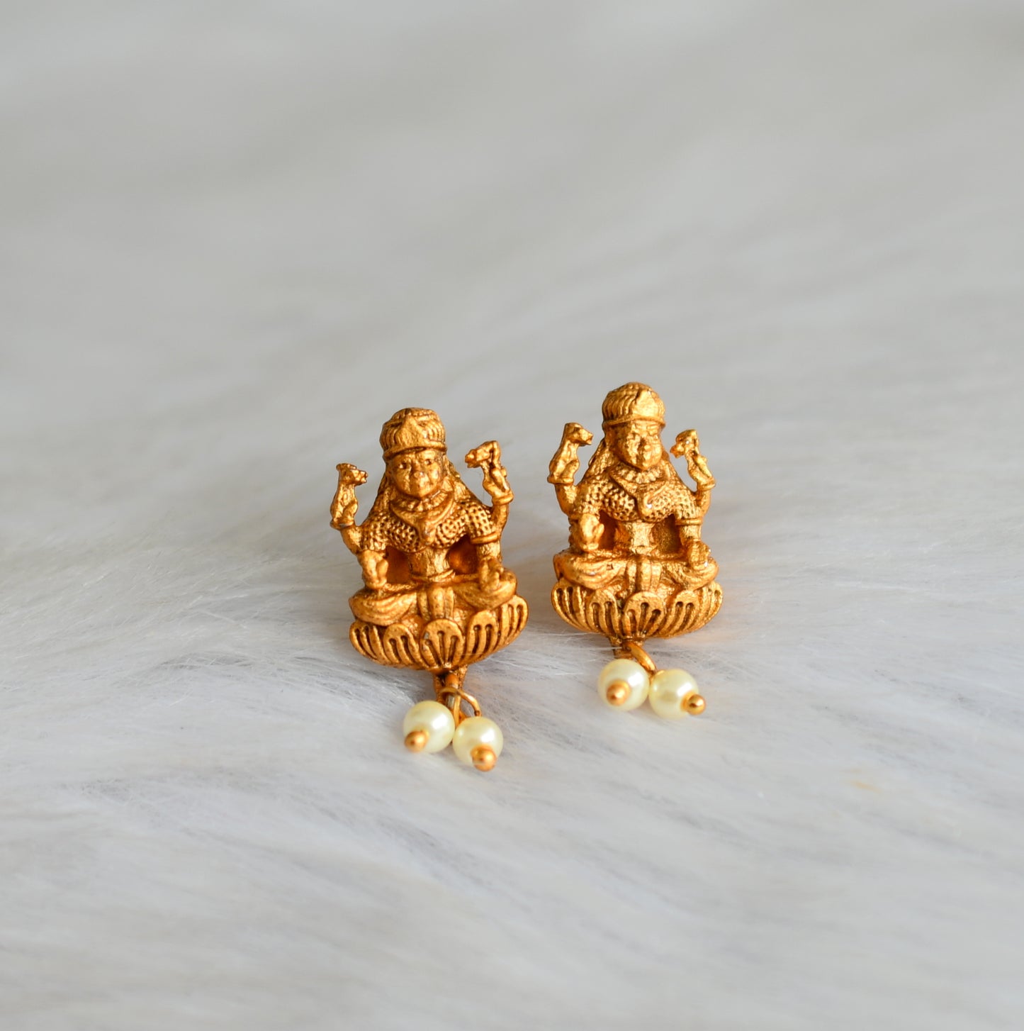 Matte finish Lakshmi earrings dj-42239