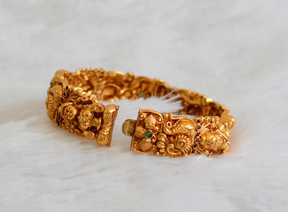 Gold Look Alike Matt Lakshmi Kada/bangle(2.4) DJ33076