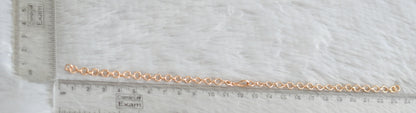 Rose gold tone back chain for necklace dj-48653