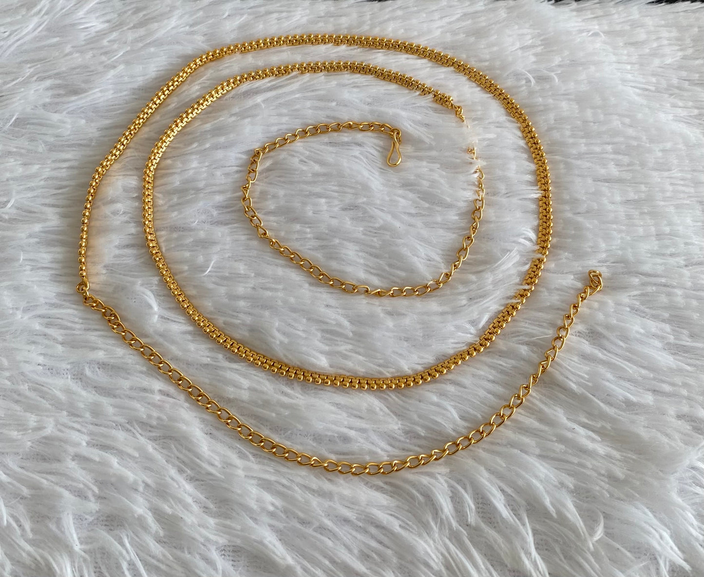 Antique gold tone hip/waist chain dj-54401