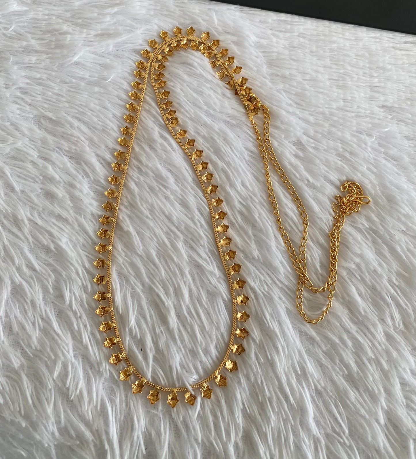Antique gold tone hip/waist chain dj-54397
