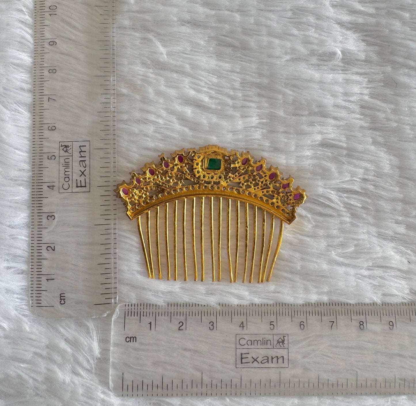 Matte finish kemp-green hair jewel dj-52032