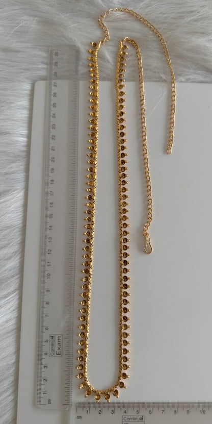 Antique gold tone hip/waist chain dj-51380
