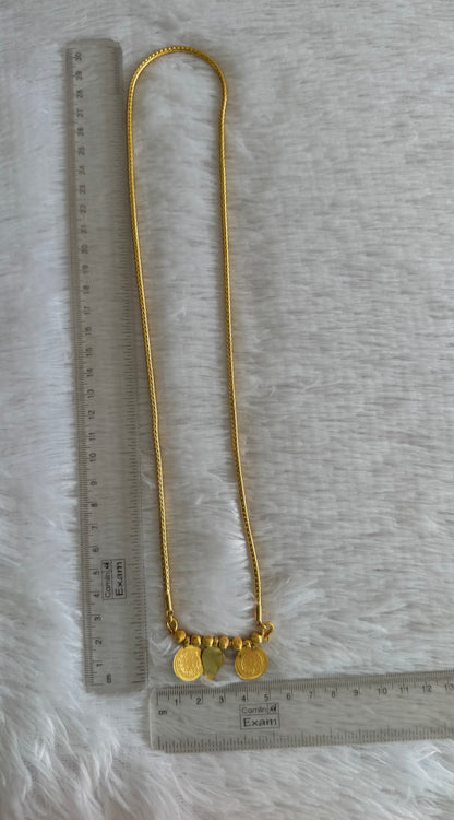 Gold tone 24 inches kerala style elakka thali mangalyam dj-52230