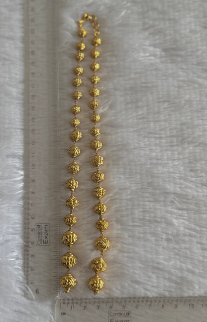 Matte finish Nakshi beaded chain for pendants dj-51459