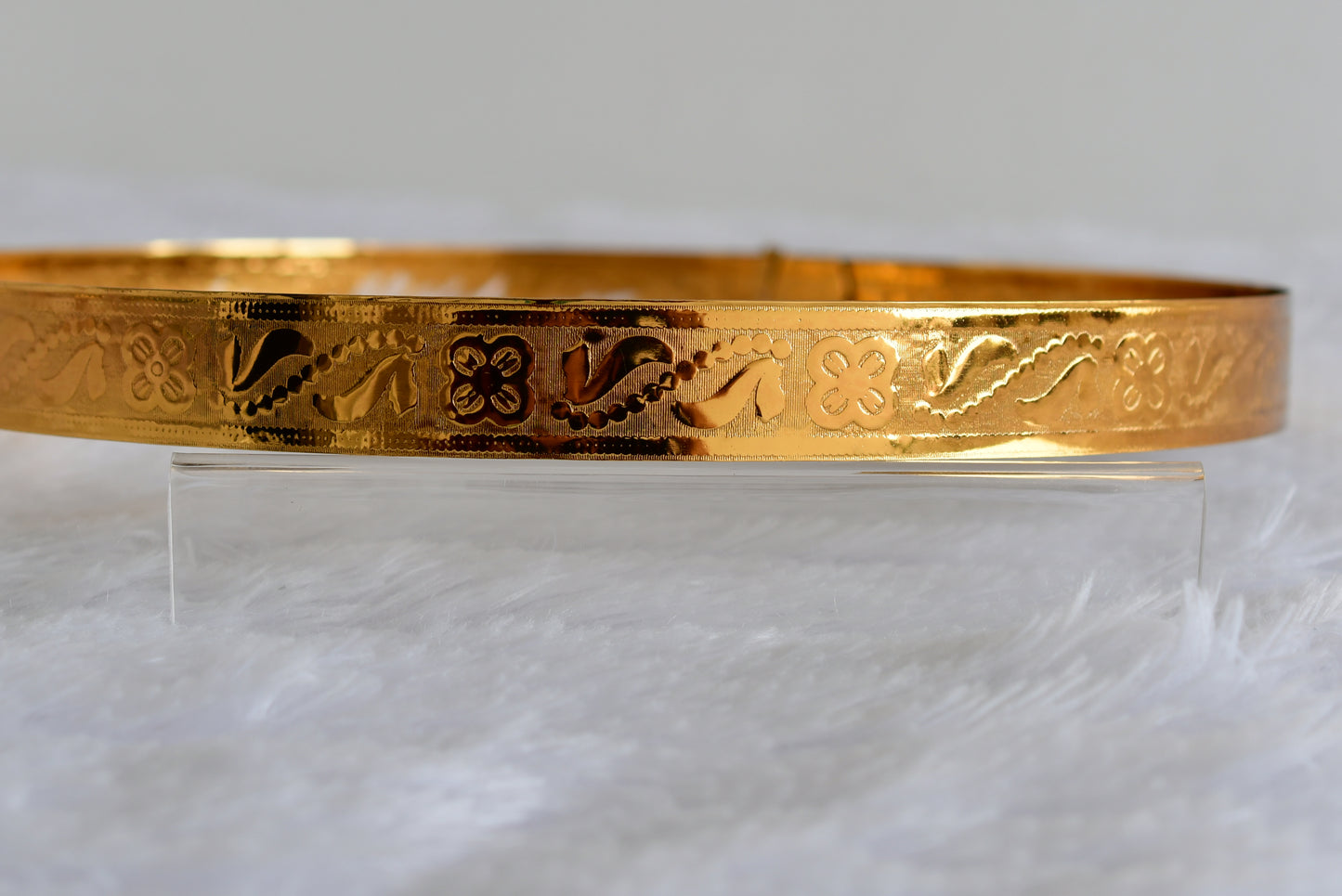 Gold tone floral waist band Dj-52188