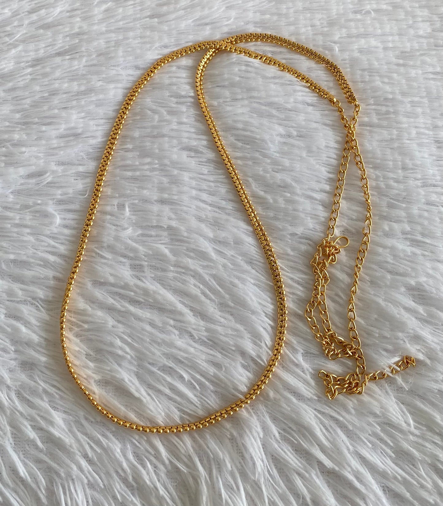 Antique gold tone hip/waist chain dj-54401
