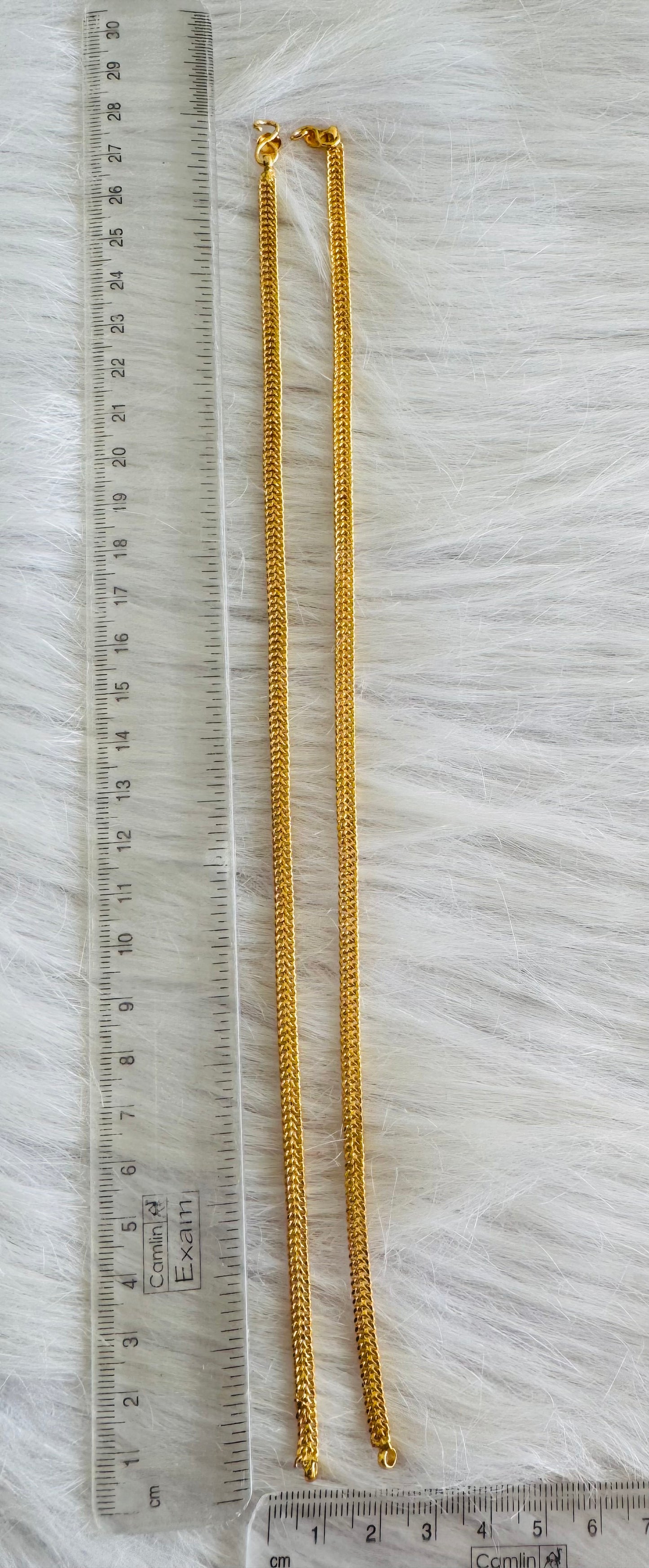 Gold tone 10.5 inches anklets dj-51304